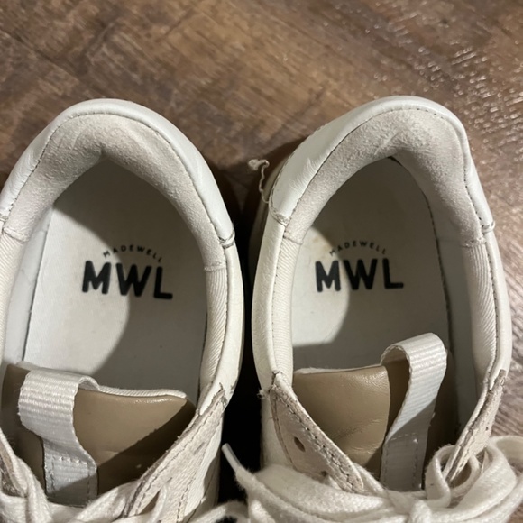 Madewell Kickoff Trainer Sneakers in Neutral Colorblock Leather - Picture 8 of 9